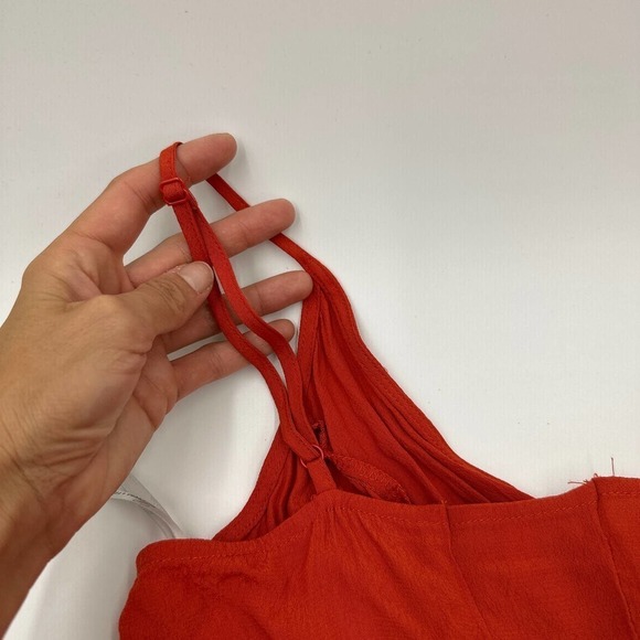 Lovers + Friends Vision Cami Bodysuit Red Size small - Picture 12 of 13